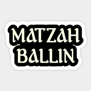 Passover Matzah Ballin Jewish Pesach Matzo Ball Sticker